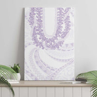 Aloha Lei Onaona Canvas Wall Art Purple Hawaiian Tribal Pattern