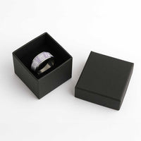 Aloha Lei Onaona Classic Ring Purple Hawaiian Tribal Pattern - Polynesian Pride