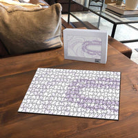 Aloha Lei Onaona Puzzle Purple Hawaiian Tribal Pattern - Polynesian Pride