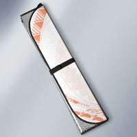 Aloha Lei Onaona Auto Sun Shade Red Hawaiian Tribal Pattern - Polynesian Pride