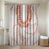 Aloha Lei Onaona Bathroom Set Red Hawaiian Tribal Pattern - Polynesian Pride