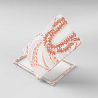 Aloha Lei Onaona Canvas Wall Art Red Hawaiian Tribal Pattern