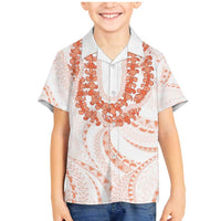 Aloha Lei Onaona Family Matching Mermaid Dress and Hawaiian Shirt Red Hawaiian Tribal Pattern