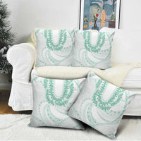 Aloha Lei Onaona Pillow Cover Sage Green Hawaiian Tribal Pattern - Polynesian Pride