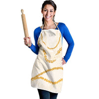 Aloha Lei Mikioi Apron Gold Polynesian Tribal Tatau Pattern LT9 - Polynesian Pride