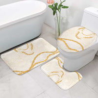 Aloha Lei Mikioi Bathroom Set Gold Polynesian Tribal Tatau Pattern LT9 - Polynesian Pride