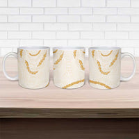Aloha Lei Mikioi Ceramic Mug Gold Polynesian Tribal Tatau Pattern - Polynesian Pride