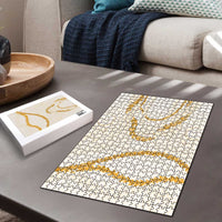 Aloha Lei Mikioi Puzzle Gold Polynesian Tribal Tatau Pattern - Polynesian Pride