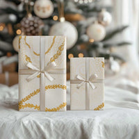 Aloha Lei Mikioi Wrapping Paper Gold Polynesian Tribal Tatau Pattern - Polynesian Pride