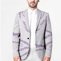 Aloha Lei Mikioi Blazer Purple Polynesian Tribal Tatau Pattern - Polynesian Pride