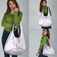 Aloha Lei Mikioi Grocery Bag Purple Polynesian Tribal Tatau Pattern LT9 - Polynesian Pride