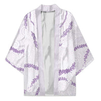 Aloha Lei Mikioi Kimono Purple Polynesian Tribal Tatau Pattern - Polynesian Pride