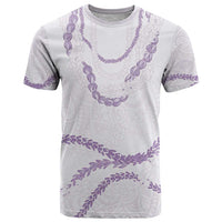 Aloha Lei Mikioi T Shirt Purple Polynesian Tribal Tatau Pattern