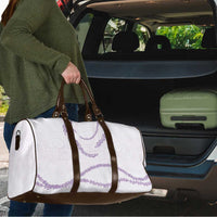 Aloha Lei Mikioi Travel Bag Purple Polynesian Tribal Tatau Pattern - Polynesian Pride