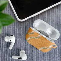 Aloha Pakalana and Puakenikeni Lei AirPods Case Gold Hawaiian Pattern LT9 - Polynesian Pride