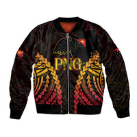 Custom Papua New Guinea Cricket Bomber Jacket Go Barramundis