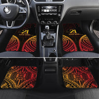 Custom Papua New Guinea Cricket Car Mats Go Barramundis
