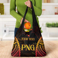 Custom Papua New Guinea Cricket Grocery Bag Go Barramundis