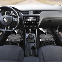 Custom Papua New Guinea Cricket Car Mats Tribal Bird of Paradise Tattoo