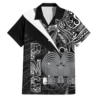 Custom Papua New Guinea Cricket Family Matching Mermaid Dress and Hawaiian Shirt Tribal Bird of Paradise Tattoo