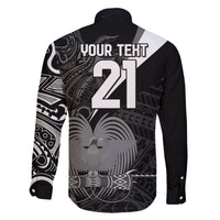 Custom Papua New Guinea Cricket Family Matching Short Sleeve Bodycon Dress and Hawaiian Shirt Tribal Bird of Paradise Tattoo