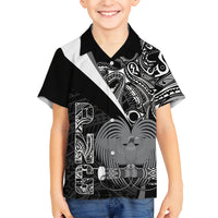 Custom Papua New Guinea Cricket Hawaiian Shirt Tribal Bird of Paradise Tattoo