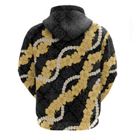 Aloha Melemele Hibiscus Pikake Lei Hoodie Hawaiian Quilt Pattern LT9 - Polynesian Pride