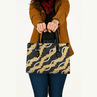 Aloha Melemele Hibiscus Pikake Lei Leather Bag Hawaiian Quilt Pattern