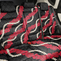Aloha Ula'ula Hibiscus Pikake Lei Back Car Seat Cover Hawaiian Quilt Pattern