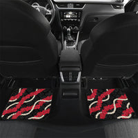 Aloha Ula'ula Hibiscus Pikake Lei Car Mats Hawaiian Quilt Pattern