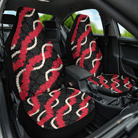 Aloha Ula'ula Hibiscus Pikake Lei Car Seat Cover Hawaiian Quilt Pattern