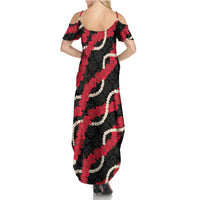 Aloha Ula'ula Hibiscus Pikake Lei Family Matching Summer Maxi Dress and Hawaiian Shirt Hawaiian Quilt Pattern