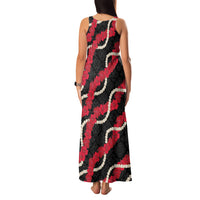 Aloha Ula'ula Hibiscus Pikake Lei Family Matching Tank Maxi Dress and Hawaiian Shirt Hawaiian Quilt Pattern