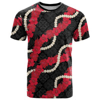 Aloha Ula'ula Hibiscus Pikake Lei T Shirt Hawaiian Quilt Pattern