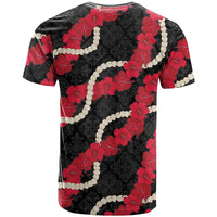 Aloha Ula'ula Hibiscus Pikake Lei T Shirt Hawaiian Quilt Pattern