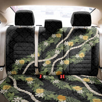 Puakenikeni Anthurium Pikake Lei Back Car Seat Cover Hawaiian Quilt Pattern