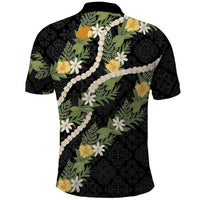 Puakenikeni Anthurium Pikake Lei Polo Shirt Hawaiian Quilt Pattern