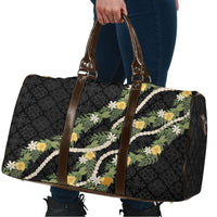 Puakenikeni Anthurium Pikake Lei Travel Bag Hawaiian Quilt Pattern LT9 - Polynesian Pride