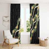 Puakenikeni Anthurium Pikake Lei Window Curtain Hawaiian Quilt Pattern