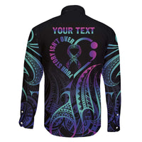 Personalised Your Story Isn't Over Family Matching Short Sleeve Bodycon Dress and Hawaiian Shirt Suicide Prevention Awareness Semicolon Heart