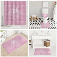 Custom New Zealand Basketball Indigenous Bathroom Set LT9 - Polynesian Pride