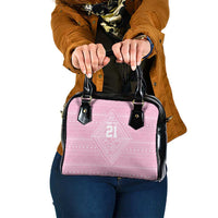 Custom New Zealand Basketball Indigenous Shoulder Handbag LT9 One Size Pink - Polynesian Pride