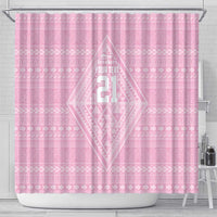 Custom New Zealand Basketball Indigenous Shower Curtain LT9 - Polynesian Pride