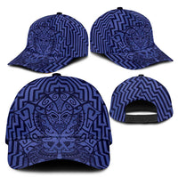 Basketball New Zealand Classic Cap Blue Maori Ta Moko Indigenous LT9 - Polynesian Pride