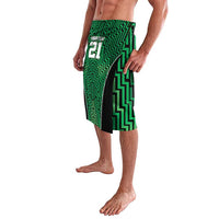 Custom Basketball New Zealand Lavalava Green Maori Ta Moko Indigenous LT9 - Polynesian Pride