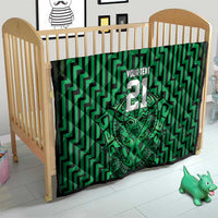 Custom Basketball New Zealand Quilt Green Maori Ta Moko Indigenous - Polynesian Pride