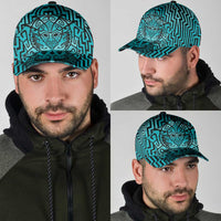 Basketball New Zealand Classic Cap Teal Maori Ta Moko Indigenous LT9 - Polynesian Pride