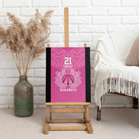 New Zealand Custom Canvas Wall Art Fire Basketball Maori Tribal Pink LT9 - Polynesian Pride