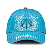 New Zealand Classic Cap Fire Basketball Maori Tribal Sky Blue - Polynesian Pride