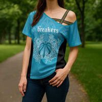 New Zealand Custom Cross Shoulder Shirt Fire Basketball Maori Tribal Sky Blue LT9 - Polynesian Pride